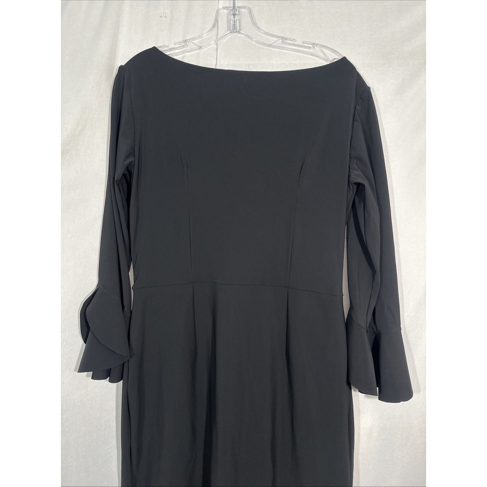 NWT $995 Chiara Boni La Petite Robe [ 52/ 16 ] Zalfa Ruched Gown in Black Q1257 - Picture 15 of 16